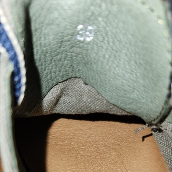 Pajar Espadrille Sneakers Olive Green‎ Canvas Lace Up Casual Shoes - Picture 8 of 10